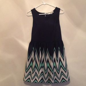 Navy/ Mint Dress